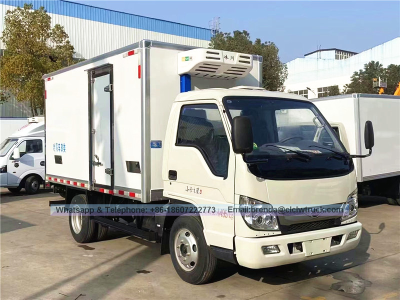 Nuevo camión de refrigerador de alimentos frescos Foton a la venta