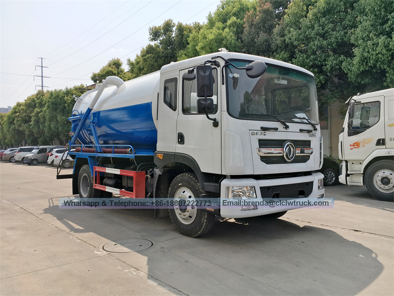 Nuevo o segunda mano Howo Dongfeng Foton 4x2 Alcance de aguas residuales Camiseta de succión en venta