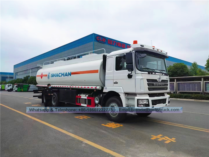 Shacman 6x4 22000L Camión de tanque de combustible, proveedor de camiones camiones