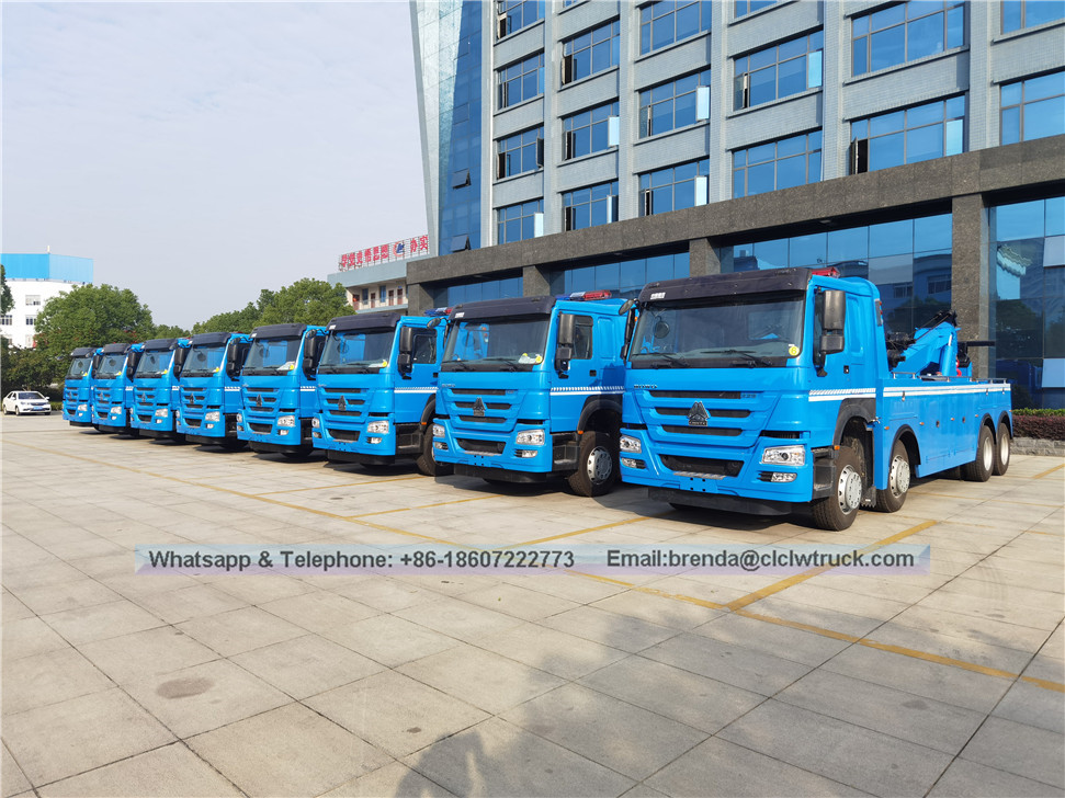 Sinotruk Howo 25 toneladas de camión rotador de servicio pesado en venta