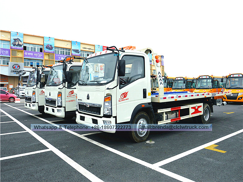 Proveedor de camiones de Wrecker de Sinotruk Howo 4ton China, Howo 4x2 Wrecker Truca para la venta en venta