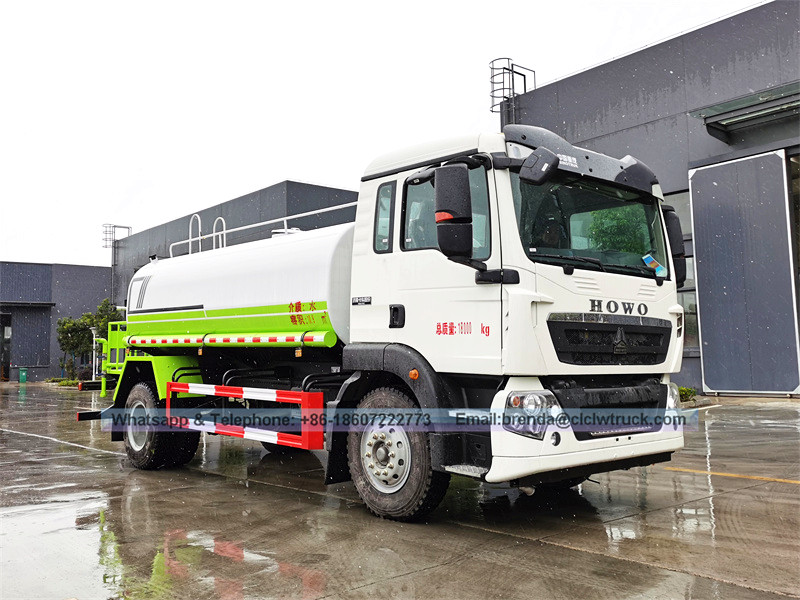 Sinotruk Howo 4x2 2200 galón 10000 litros de agua camión de tanque de agua