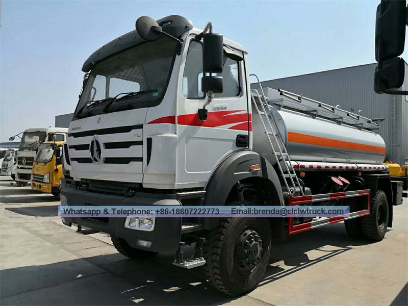 El precio de fábrica North Benz Beiben 6x4 6x6 8x4 25cbm camión petrolero en venta