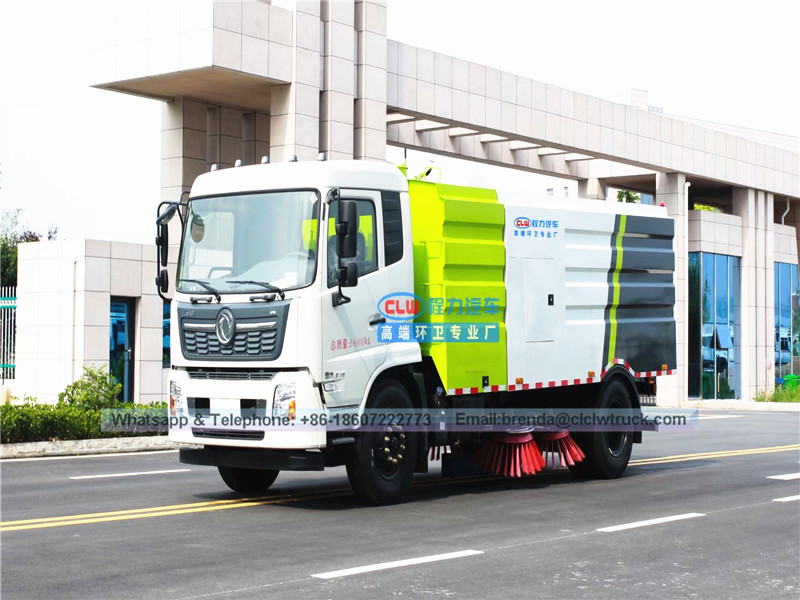 Dongfeng Road Sweeper Truck-Road Sweeper Truck Truck y camión de barredera de carretera en venta