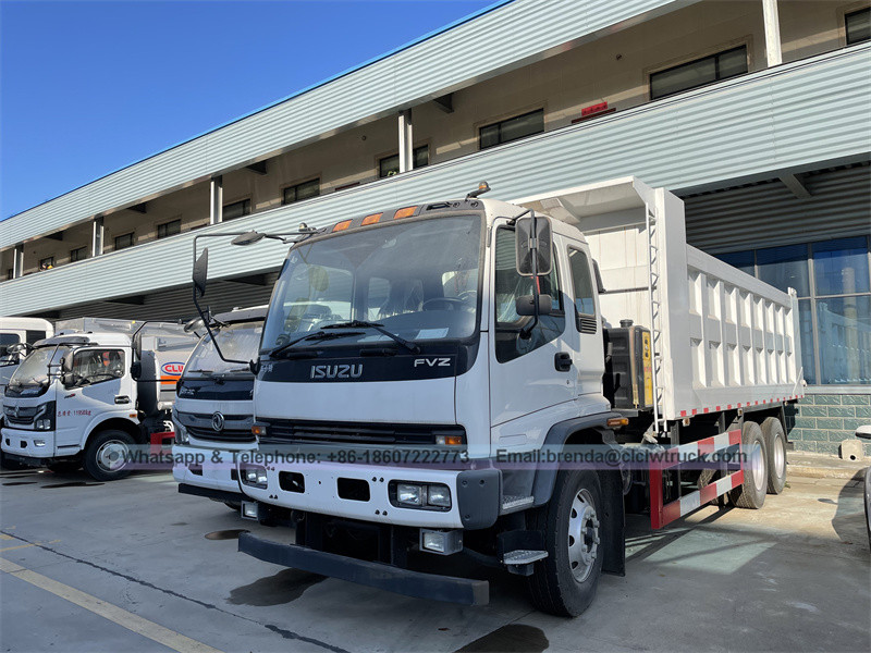 Fabricante de camiones volcados China-Hot que vende 4x2 Japón Isuzu 15ton camión volcado