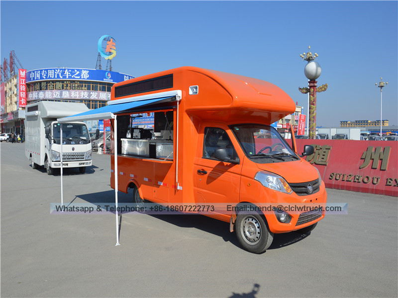 alimentos café móvil expendedoras de carros para la venta en China