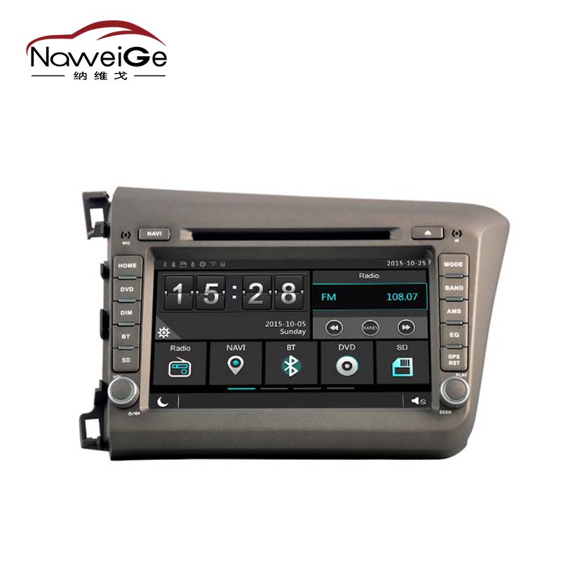 Car central multimedia for HONDA CIVIC 2012 LHD