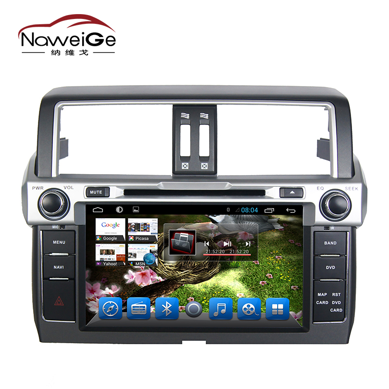 Car central multimedia for Toyota prado 150  fit both left and right