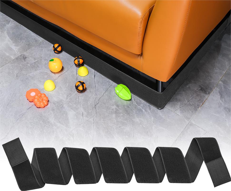 Onder Couch Blocker voor babyspeelgoed en huisdierenspeelgoed van het glijden van verstelbare riem onder meubels