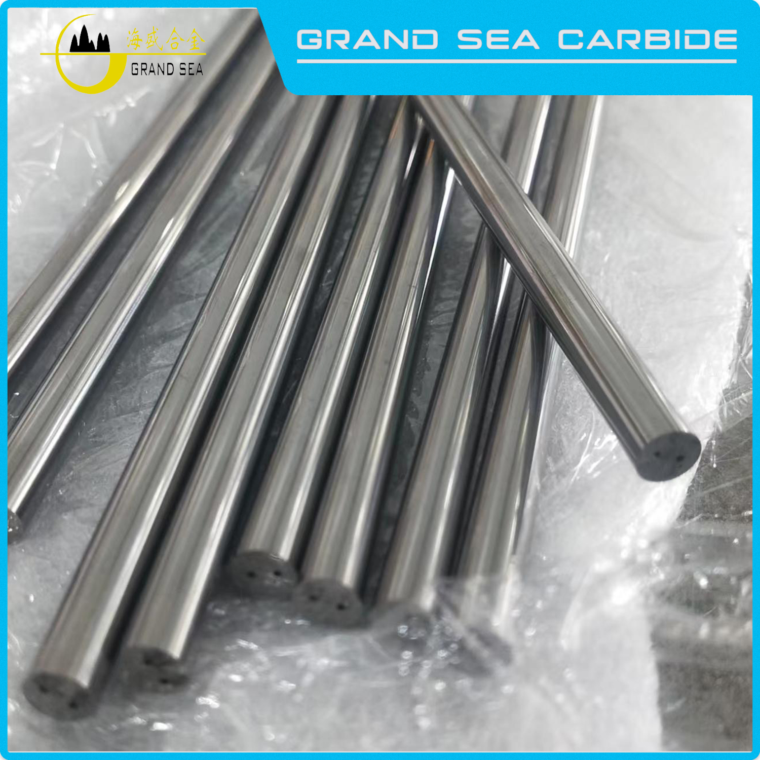 Tungtsen Carbide Grinded Rods with TWO Helical Coolant Holes