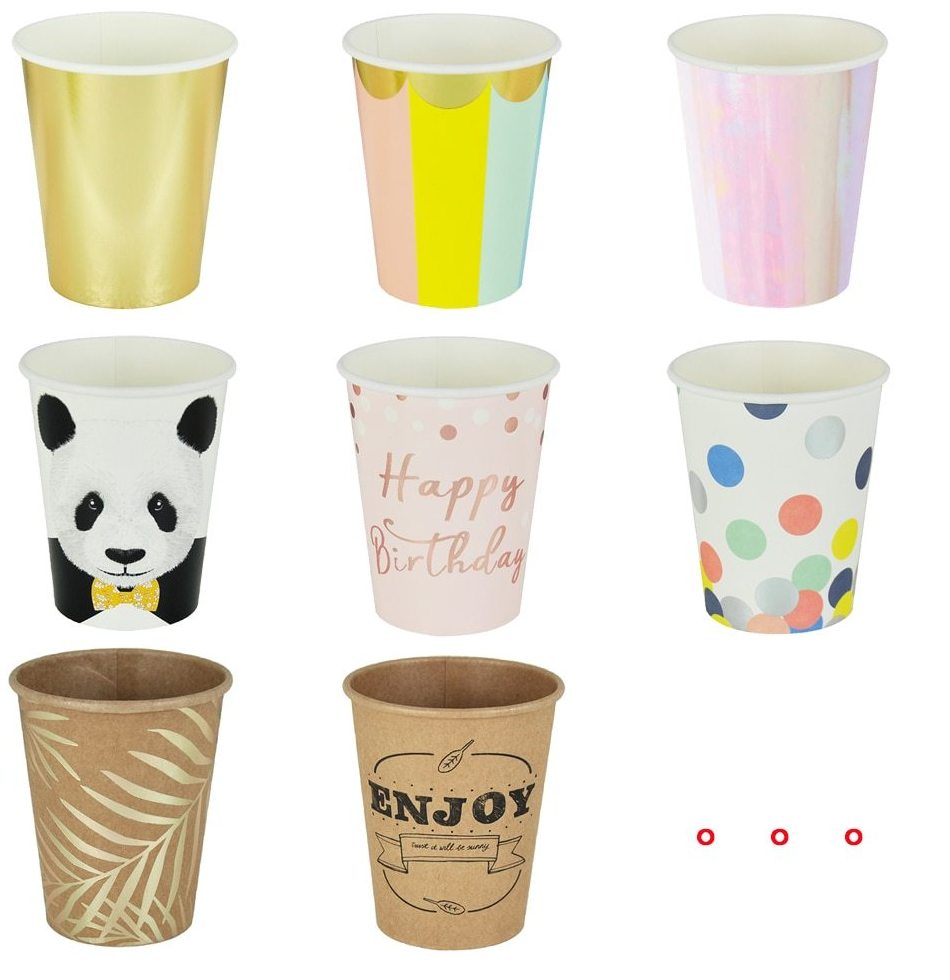 Paper Coffee And Drink Bulk Cups With Lids