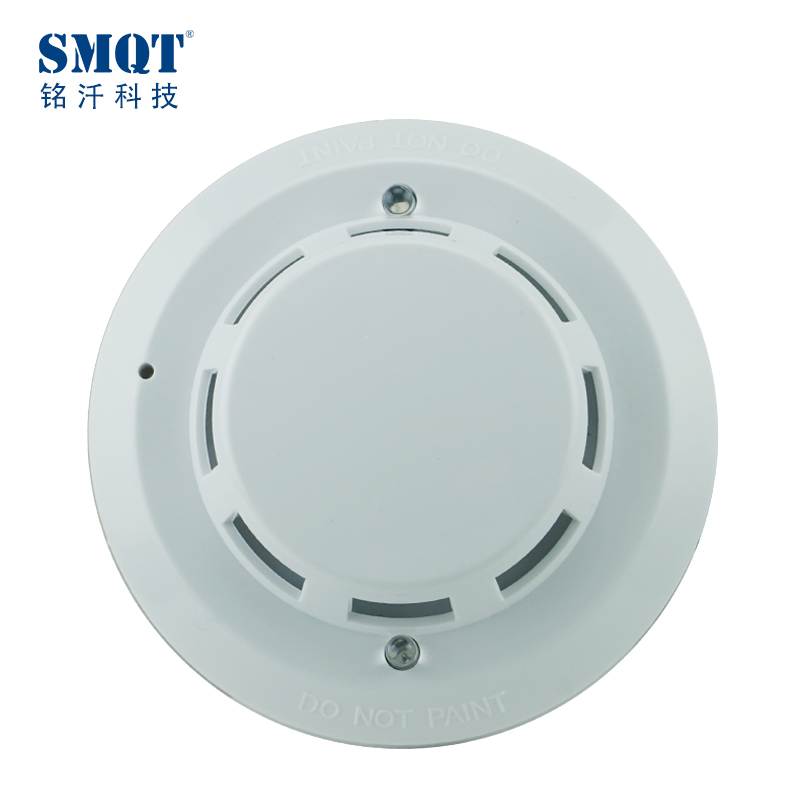 9~35V DC 4 wire photoelectric smoke detector conformed with EN54  UL standard for fire alarm system
