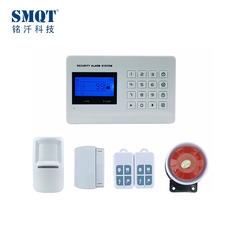 EB-832 wireless intelligent GSM+PSTN home security alarm system