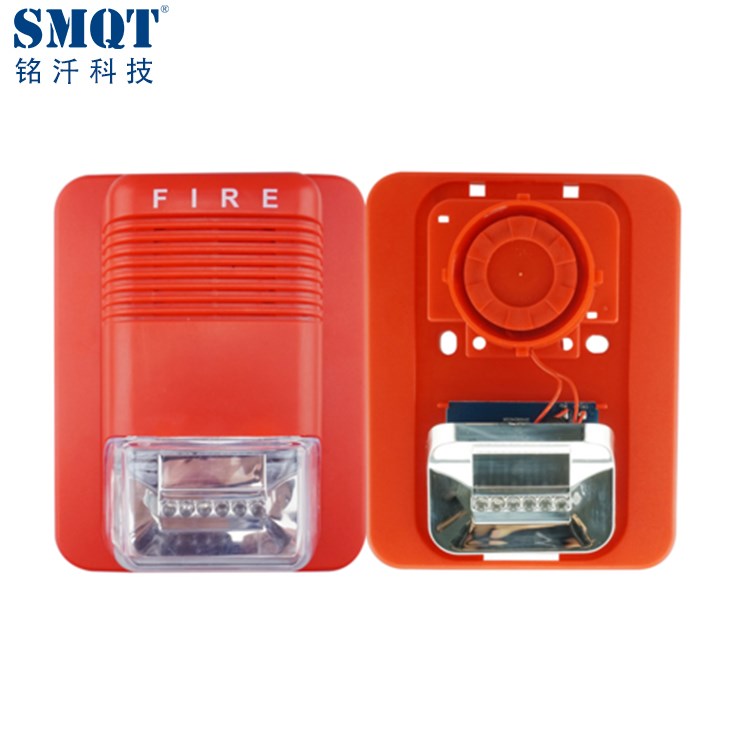 Fire alarm Outdoor Waterproof  3 tones  Electric Strobe Siren