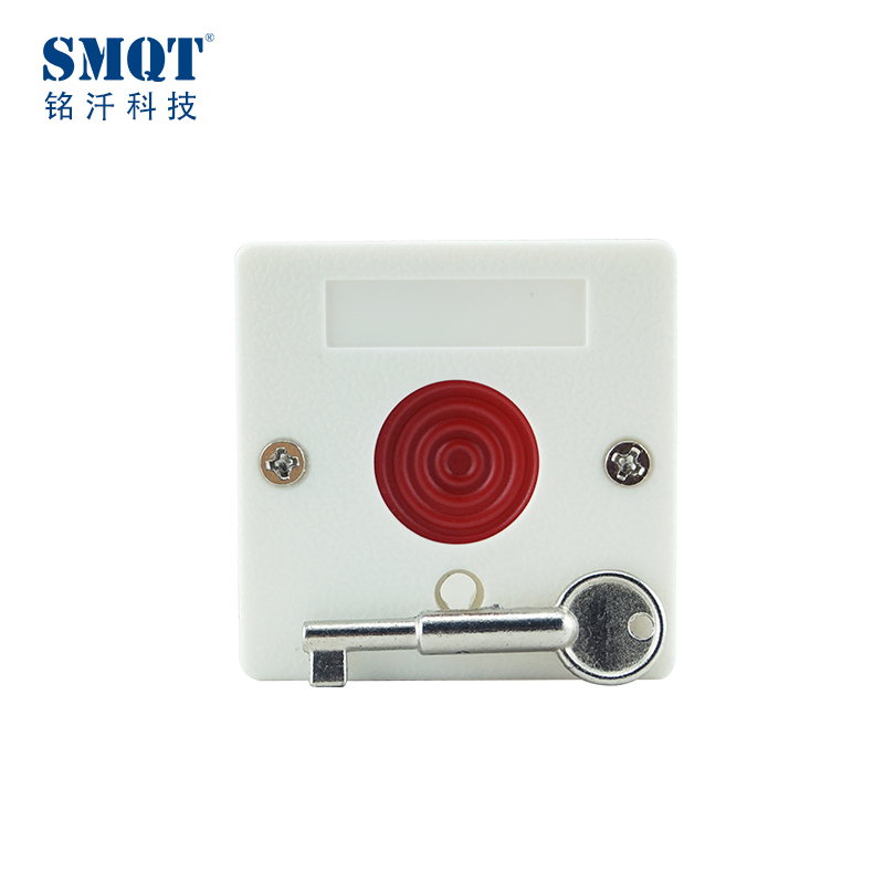 Fireproof ABS push button key-reset switch / panic button / Emergency exit button