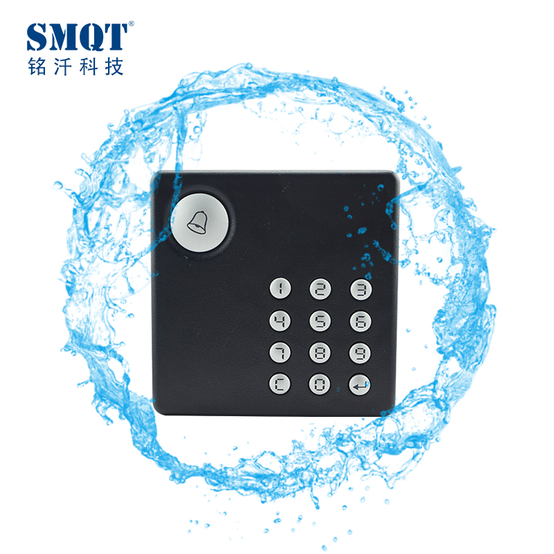 IP66 Waterproof WG RFID single door access control card reader with keypad