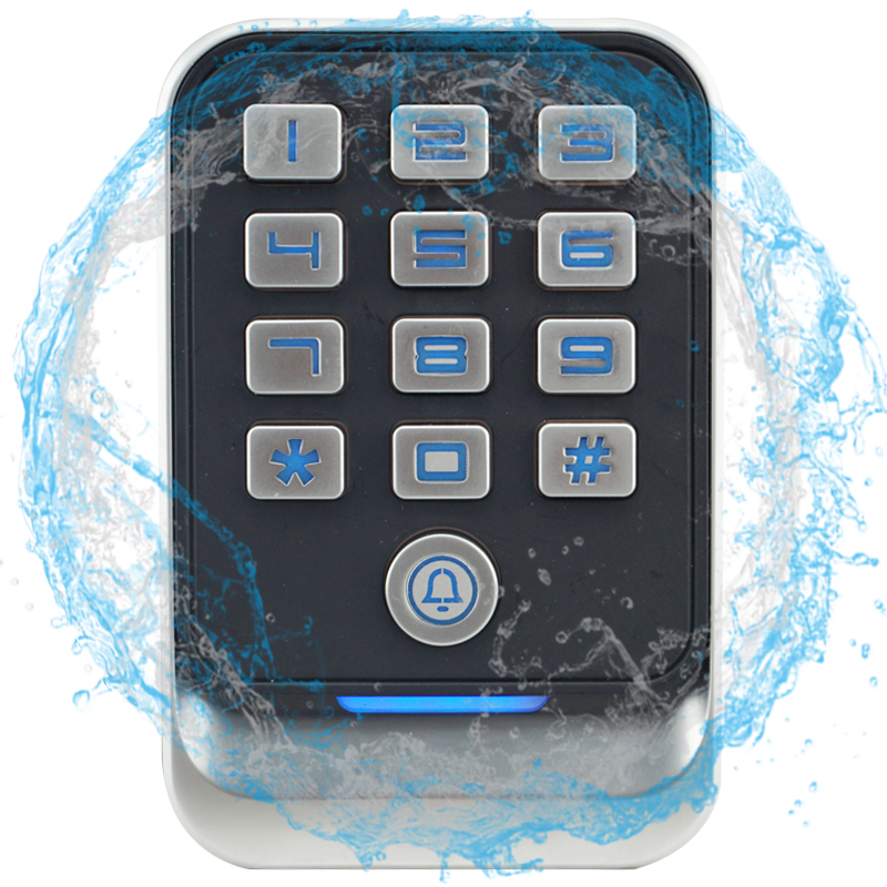 IP67 Waterproof Metal Keypad Access Control/Wiegand Reader for Single Door