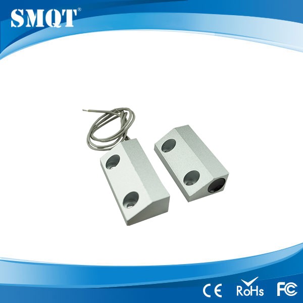 Metal door magnetic contact for access control and alarm system