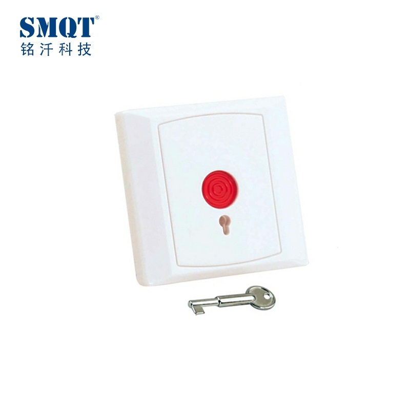 auto-reset/key-reset emergency push button for access control and alarm