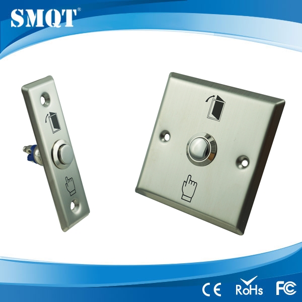 stainless door release button