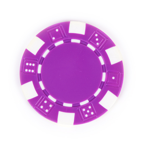 Chip di poker viola Composite 11.5g