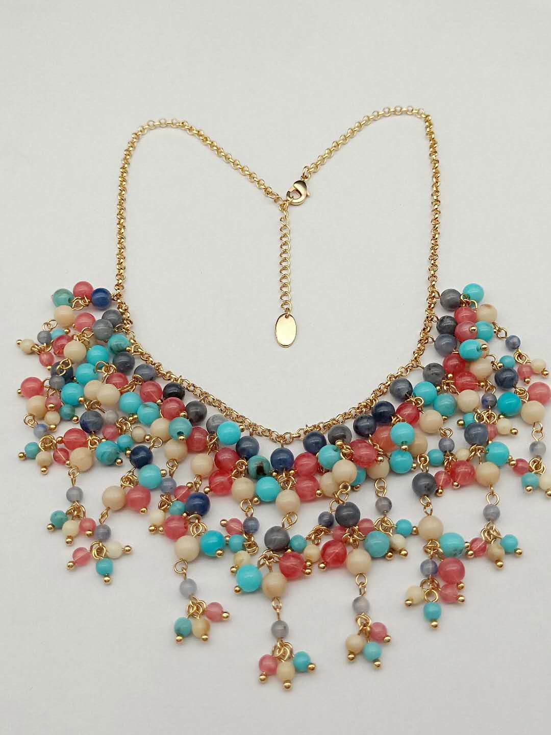 Best Selling Newest Fashion Accessories Necklace Jewelry Latest Fashion Jewellery European Beaded Necklace