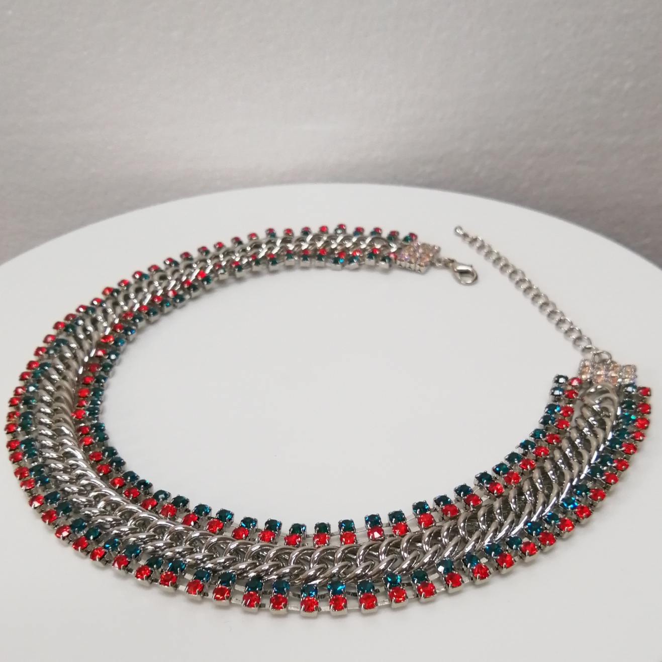 European Fashion Hot Selling Design Rhinestone Chain Choker Famale Party Wedding Crystal Necklace of Women Accessories