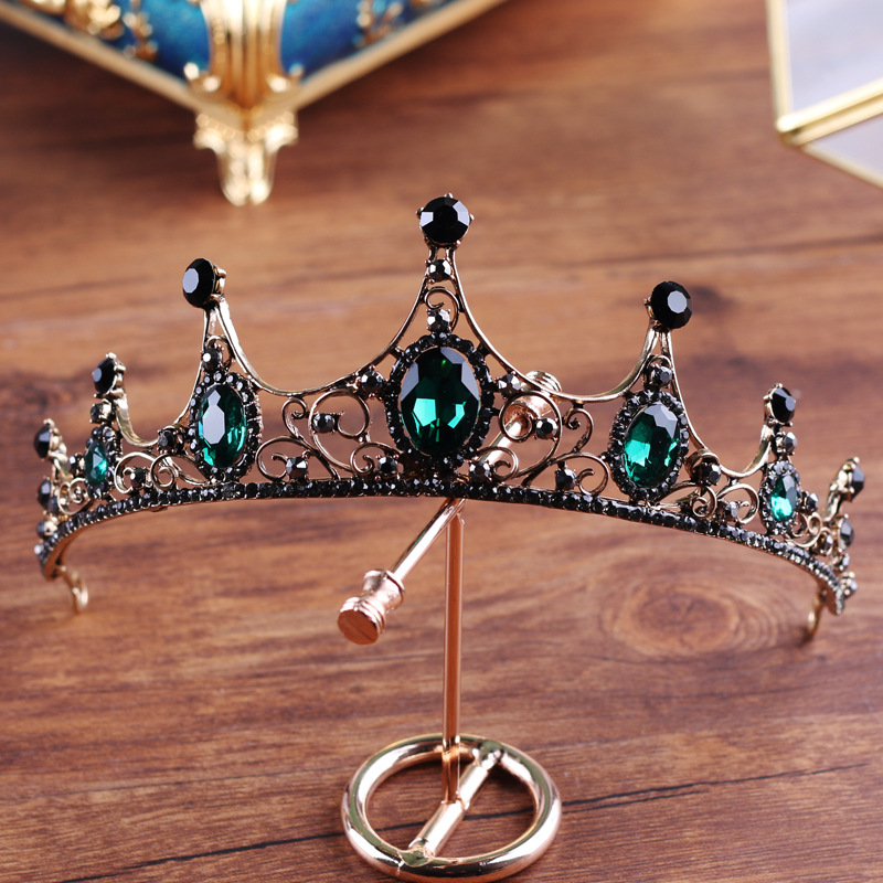 Europäische und amerikanische Boutique High-End-handgemachte Vintage-Mode Krone Braut Haarschmuck