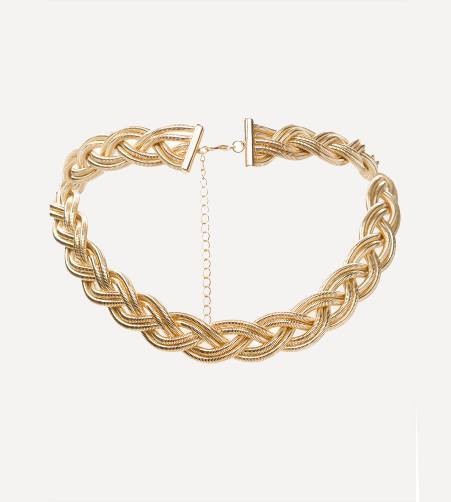 Fashion Accessoires Halskette Kette Persönlichkeit Simple Snake Kette Woven Necklace