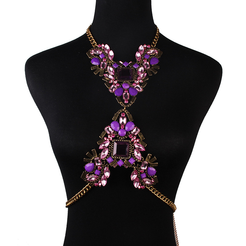 Fashion crystal Body Chain,Women Body Chain Jewelry
