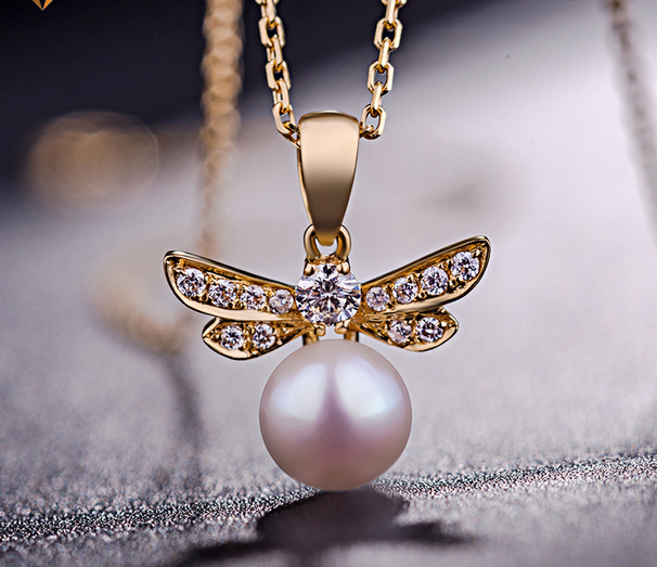 Fashion design 925 Sterling Silver pendant necklace pearl jewelry wholesale in China