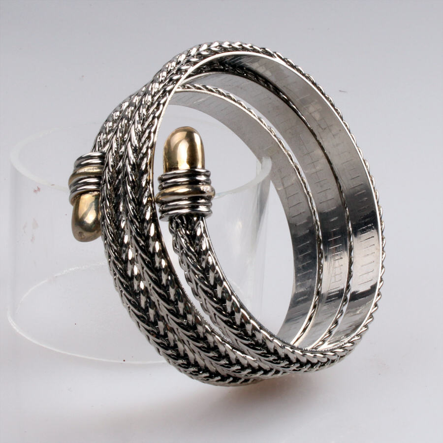 Good Quality Wholesale Affordable Women Bracelet Rhodium Plated Special Metal Chain Bangle Fashion bangle USA