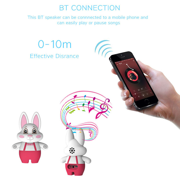 Tierförmige Bluetooth-Wireless-Unternehmensgeschenklautsprecher Europa nach Maß