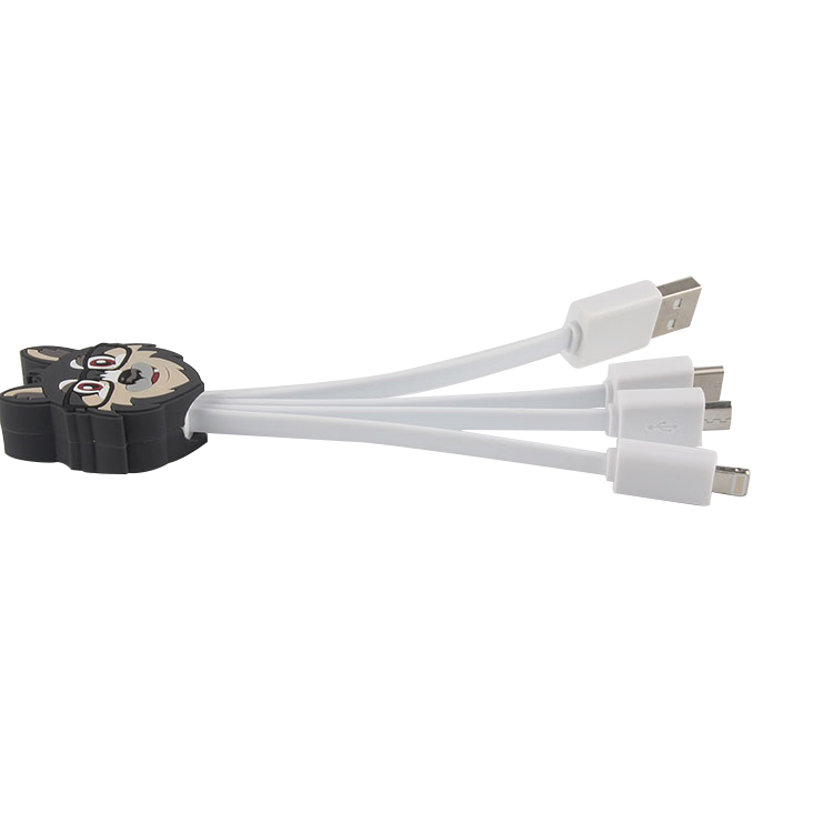 Niestandardowe ładowarki do ładowania kabli w kształcie 4-w-1 USB typu niestandardowego