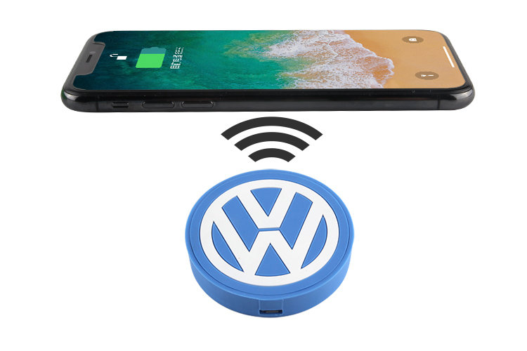 Custom fast 5W PVC Wireless Charging Charger Pad for gifts