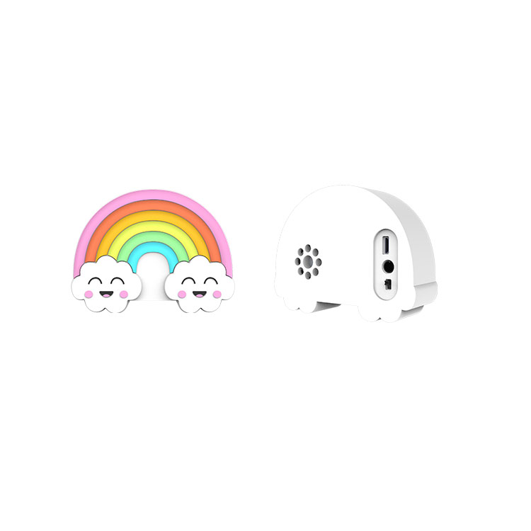 Guangzhou 4Ω Subwoofer Regenbogenform PVC Bluetooth-Lautsprecher für Telefon und Computer