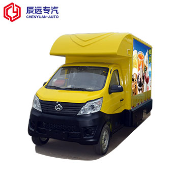 ChangAn with gasoline stainless steel Mobile fast food trucks for sale