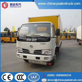 Cheaper price china box cargo delivery truck factory in china