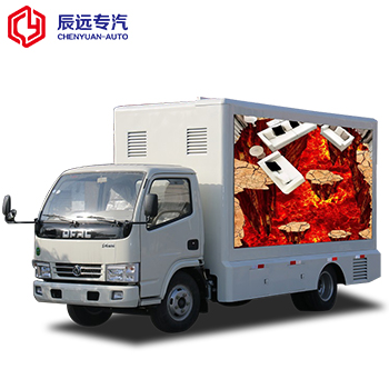 DFAC 4X2 outdoor advertising LED truck P4,P5,P6,P8,P10 screen factory