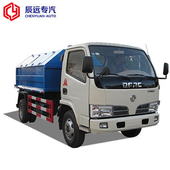 DFAC 4X2 small sealed garbage collector truck factory