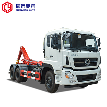 DongFeng brand TianLong brand 6x4 Roll off Hook Arm lift garbage truck supplier