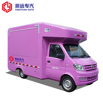 دونغفنغ العلامة التجارية 4 × 2 الصين المورد سيارة الوجبات السريعة الصغيرة