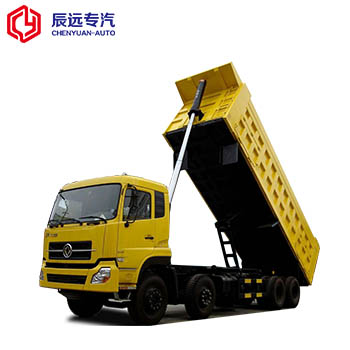 دونغفنغ 8 × 4 تستخدم شاحنات قلابة النقل التعدين في الصين