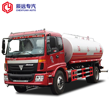 Foton brand AUMAN series 10cbm -12cbm water tanker truck sprinkler truck price