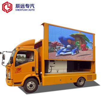 Howo brand p8,p6,p5 Mobile LED Advertising Billboard truck supplier
