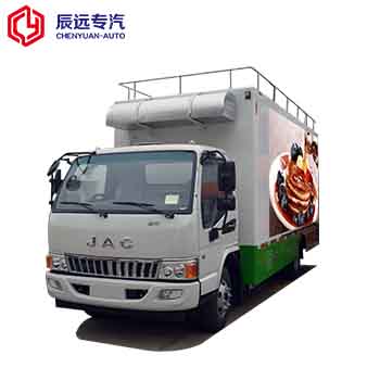 JAC brand LHD mobile fast food truck pictures in philippines