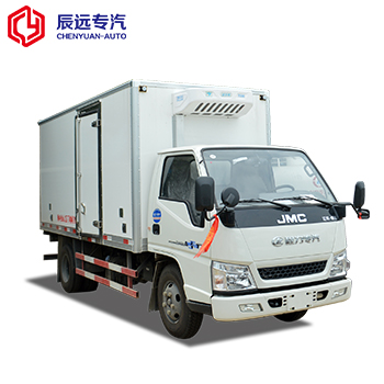 JMC 3 tons refrigerator truck manufactures in china