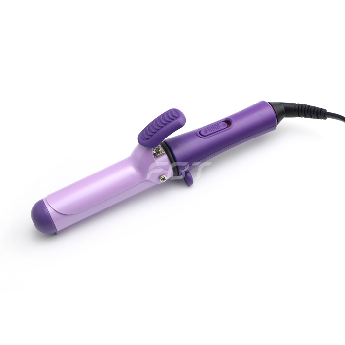 19 мм путешествия керамические керлинг железа для дома использовать фиолетовый F998BC