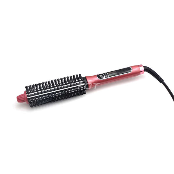 LED digital volume brush hair care heated brush ESC-8316