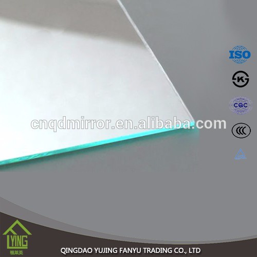 2mm fine grind tempered plain glass for further processing
